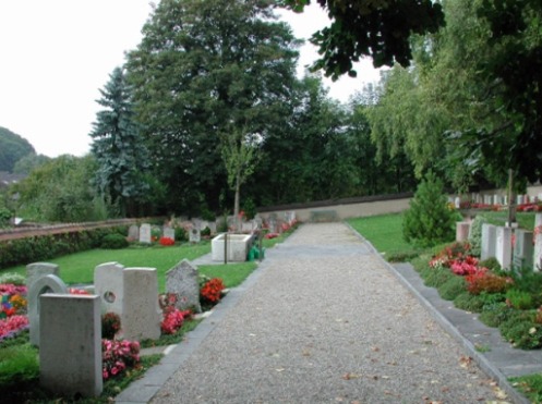 Grabstätten auf dem Friedhof Bettingen
