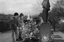 Friedhof Hörnli Weihnacht 1968